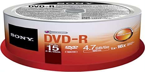 Sony DVD-R (15 pk Spindle)