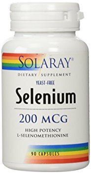 Solaray - Selenium (Yeast Free), 200 mcg, 90 capsules