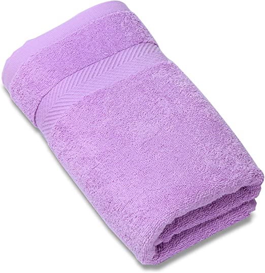 SEMAXE Towel Soft Cotton Hand Towels and Fade-Resistant Towel (Purple, 1 Hand Towel)