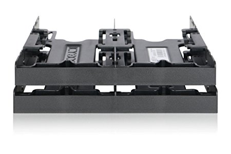 ICY DOCK 4 x 2.5” HDD / SSD Bracket Mount Kit Adapter for 5.25” Drive Bay - FLEX-FIT Quattro MB344SP