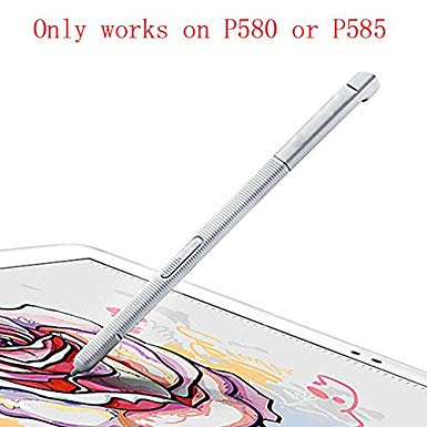Touch Stylus S Pen Replacement Parts for Galaxy Tab A 10.1 2016 SM-P580 P580 P585 (Don't Work on T580 & T585) White