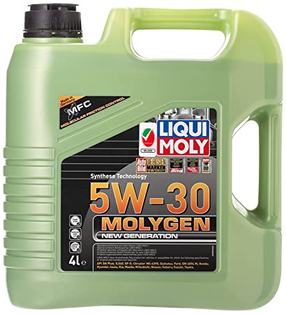 Liqui Moly Molygen New Generation 5W-30 ACEA C2, ACEA C3, API SN Fully Synthetic Engine Oil (4 L) for Car