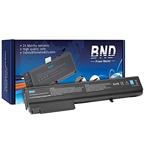 BND Laptop Battery [with Samsung Cells] for HP Compaq NX9420 8510 8510W 8710W 8710P 8510P NC8430 NX7400 NX8200 NX8230 NX9400, fits P/N PB992A - 24 Months Warranty [6-Cell Li-ion 5200mAh/58Wh]