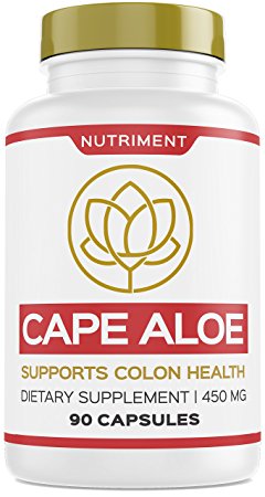 Cape Aloe 450mg Natural Laxative Colon Health Digestion Immune System 90 Capsules