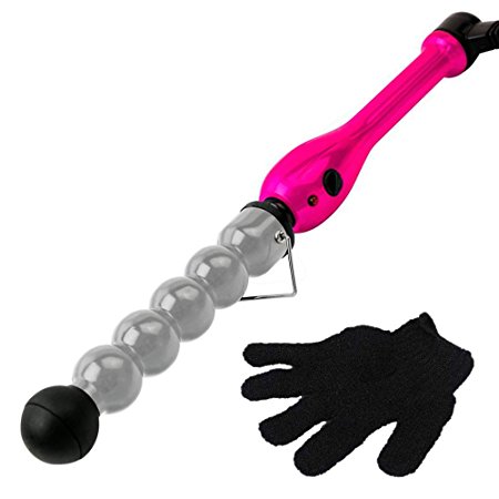 Bed Head Curve Check Xl Bubble Curling Wand, Pink Handle