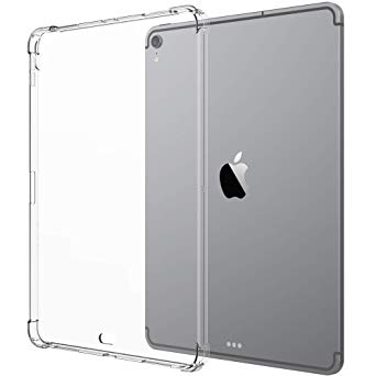Luvvitt iPad Pro 11 Case Crystal View Flexible TPU Slim and Light Back Cover with Shockproof Cushion Corners Drop Protection for Apple iPad Pro 11 in 2018 - Clear