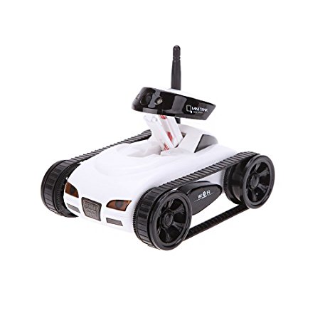 GoolRC New wifi Mini i-spy RC Tank Car RC Camera Cars Happy Cow 777-270 with 30W Pixels Camera for iPhone iPad iPod Controller-White