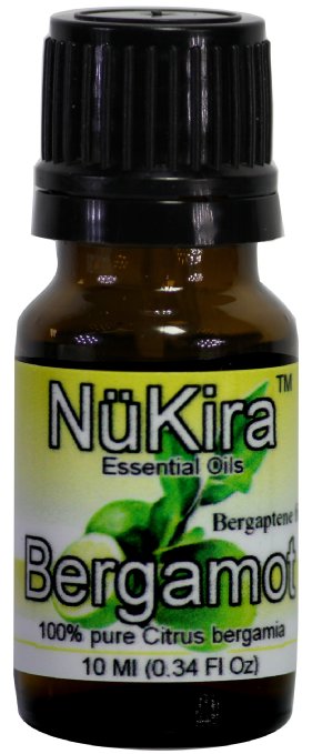 NuKira Bergamot Essential Oil, 0.34 Ounce