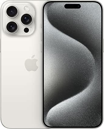 Apple iPhone 15 Pro Max (256 GB) - Titan Weiß