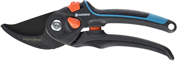 GARDENA Promotion Garden Secateurs B/S XL: Gentle pruning shears, bypass blade for branches and twigs, maximum cutting diameter of 24 mm, infinitely adjustable handle opening (8902-20)