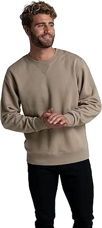 Fruit of the Loom Men's Eversoft Fleece Crewneck Sweatshirts, Moisture Wicking & Breathable, Sizes S-4x