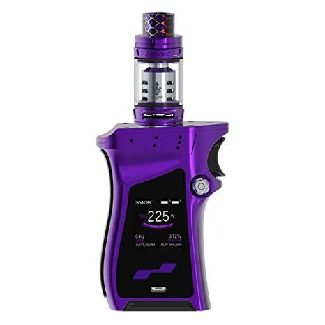 Smok Mag Kit - 225W Mod with 2ml TFV12 Prince Tank - 100% Authentic from Premier Vaping (Purple/Black)