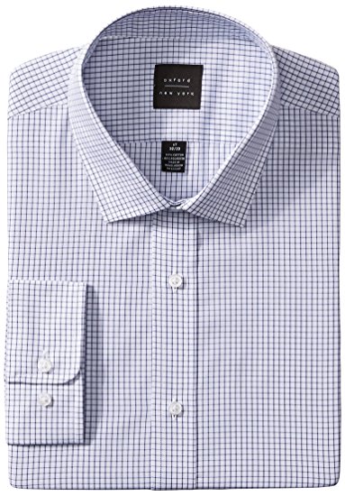 Oxford NY Men's Graph Check Spread Collar