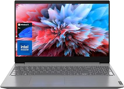 Lenovo V15 Business Laptop, 1TB SSD Storage, Intel Dual-core Processor, 15.6" Anti-Glare Display, Wi-Fi & Bluetooth, SD Card Reader, w/WOWPC Bundle, Windows 11 Pro, Includes 1-Year Microsoft 365