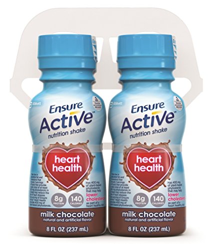 Ensure Active Heart Health Milk Chocolate Shake, 8 Ounce, 16 Count