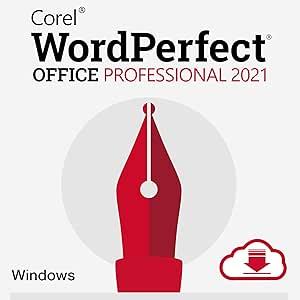 Corel WordPerfect Office Professional 2021 | Office Suite of Word Processor, Spreadsheets, Presentation & Database Management Software [PC Download]