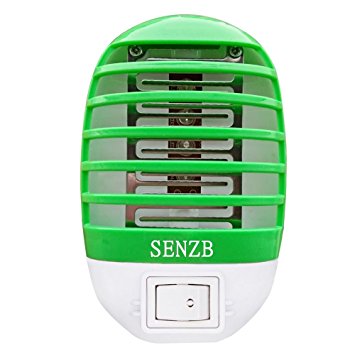 Bug Zapper Electronic Insect Killer,Mosquito Killer Lamp,Eliminates Most Flying Pests! Night Lamp(Green)