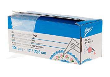 Ateco 4712 Disposable Decorating Bags, 12-Inch, Pack of 100