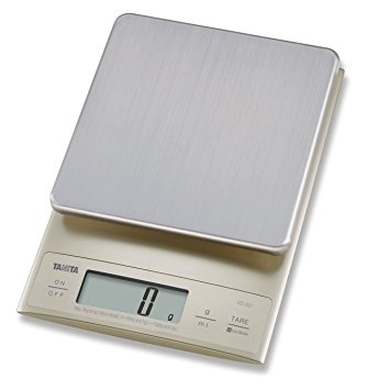 Tanita 3 Kg KD-321 Digital Kitchen Scale, Silver