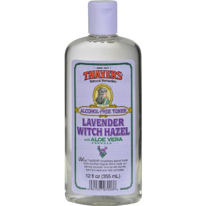 Thayers Alcohol-Free Toner Lavender Witch Hazel 12-Ounces Pack of 3
