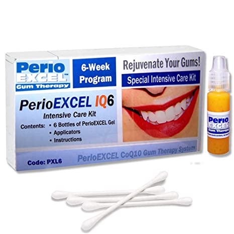 SDC - PerioEXCEL IQ6 Gum Therapy Intensive Care 6-Week Program with CoQ10 Gum Gel