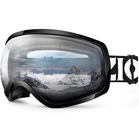 Zionor Lagopus Ski Snowboard Goggles UV Protection Anti-Fog Snow Goggles for Men Women Youth