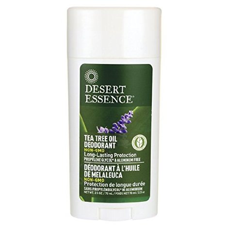 Desert Essence Tea Tree Oil Stick Deodorant w/Lavender, 2.5 Ounce