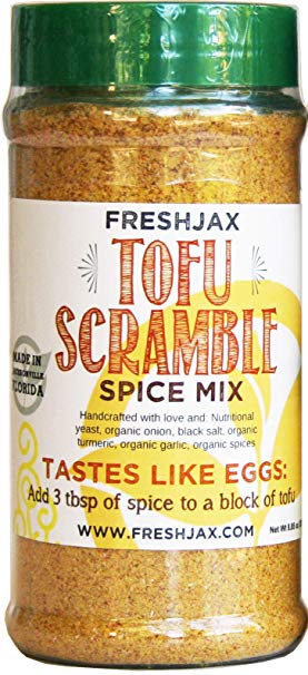 FreshJax Gourmet Spices and Seasonings, Tofu Scramble Spice Mix, Extra Large