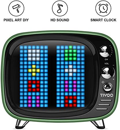 Divoom Tivoo Smart Pixel-Art Bluetooth Speaker (England Green)