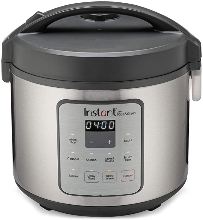 Instant Zest 20 Cup Rice Cooker, Steamer, Cooks Rice, Grains, Quinoa and Oatmeal, No Pressure Cooking Functionality