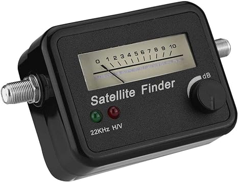 Shaw Satellite Signal Finder Campers Digital Satellite White On Black Abs Mental 9502 Satellite Finder with Black Background and White Sat Finder 13 18V Dc Satellite Finder