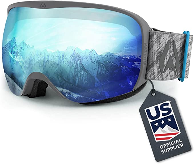 WILDHORN Cristo Ski Goggles - US Ski Team Official Supplier - Snow Goggles for Men, Women & Youth