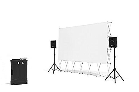 16-Foot Outdoor Movie System w/ Optoma 720p Projector WiFi