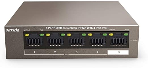 Tenda 5-Port Gigabit Ethernet Switch, TEF1105P