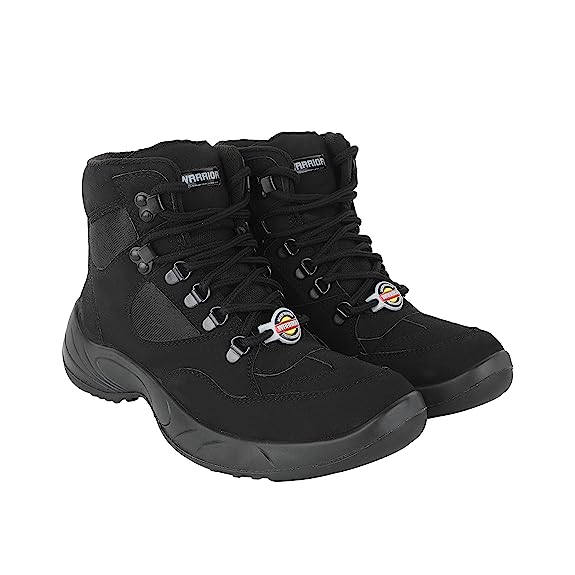 Liberty Warrior Mountain Trekking Boots for Men, Hard Toe, Light Weight, Black, Size-6UK-11UK