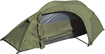 Mil-Tec Recom 1-Man Tent, Olive Green, 240 x 135 x 85 cm