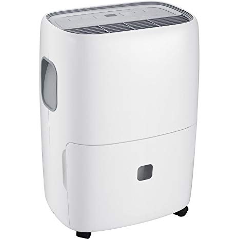 North Storm 70 Pint Portable Dehumidifier 3 Speeds-Built-in Pump-Continuous Mode Drainage, White