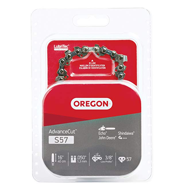 Oregon S57 AdvanceCut 16-Inch Chainsaw Chain Fits Cub Cadet, Echo, John Deere, Shindaiwa