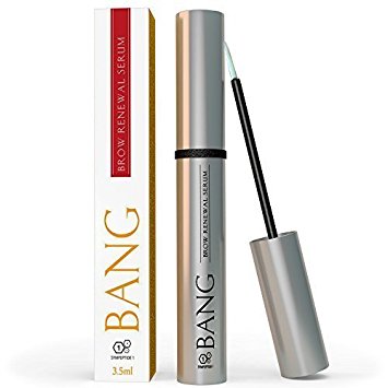 BANG Eyebrow Growth Serum - Get Thicker Bolder Eyebrows w/ Enhancing Argan Oil, Castor Oil & Powerful Peptides - 2 month supply