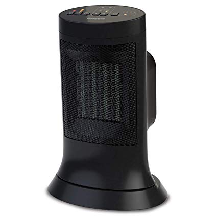 Honeywell HCE309BC Slim Ceramic Mini-Tower Heater, Black