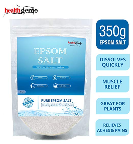 Healthgenie Epsom Salt for Relaxation and Pain Relief - 350 g