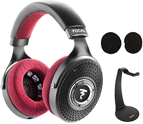 Focal Clear MG Professional Open-Back Headphones Bundle with Headphones Stand & Earpad Covers