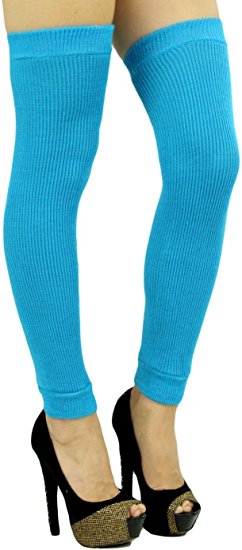 ToBeInStyle Women's Long Thigh Hi Separated Leg Warmers