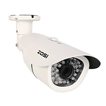 ZOSI 1.3-Megapixel (1280x 960P) Weatherproof IP66 Bullet ONVIF IP Camera with Super High Resolution Night Vision up to 100ft, 30pcs IR leds Support 3G mobile phone view