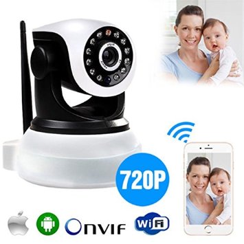 Sacam HD 720p P2p Wifi Ip Camera Pan Tilt 2 Way Audio Network Wireless Home Security Webcam Night Vision