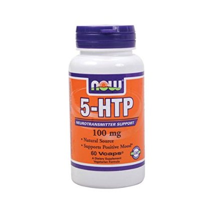 NOW Foods 5-HTP 100mg, 60 VCaps