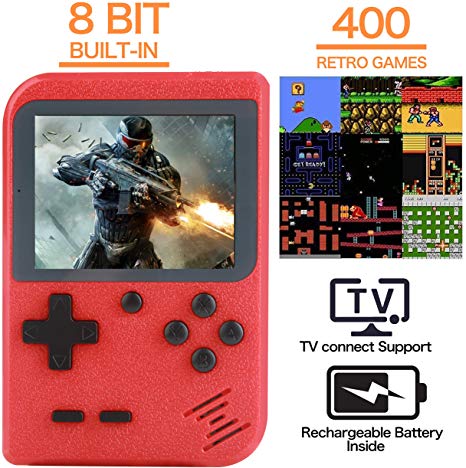 MInuano Handheld Games Console, Retro Video Games Consoles 400 Classic Games Good Gifts for Kids and Adult