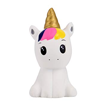 Anboor Squishies Unicorn Horse Kawaii Soft Slow Rising Scented Animal Squishies Stress Relief Kids Toy