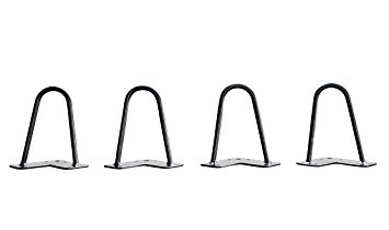 6" Hairpin Legs (Satin Black) ▫ Industrial Strength ▫ Mid Century Modern ▫ Set of 4 Table Legs