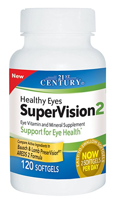 21st Century Healthy Eyes Supervision Softgels, 120 Count